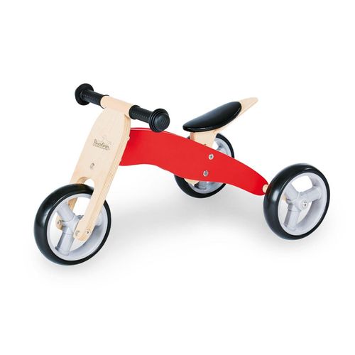 Pinolino Mini-Laufdreirad Charlie, rot/natur