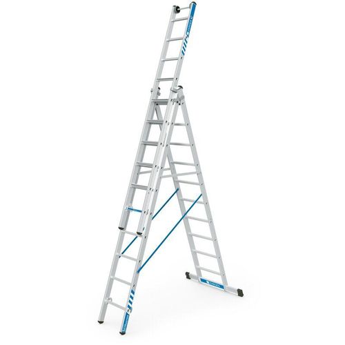 Mehrzweckleiter Skymaster Plus x 3×10 Stufen – Zarges