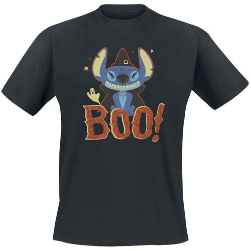 Lilo & Stitch Boo T-Shirt schwarz in S