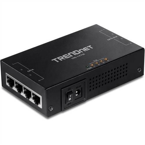 TrendNet TPE-147GI PoE Injektor 10 / 100 / 1000 MBit/s IEEE 802.3at (25.5 W)