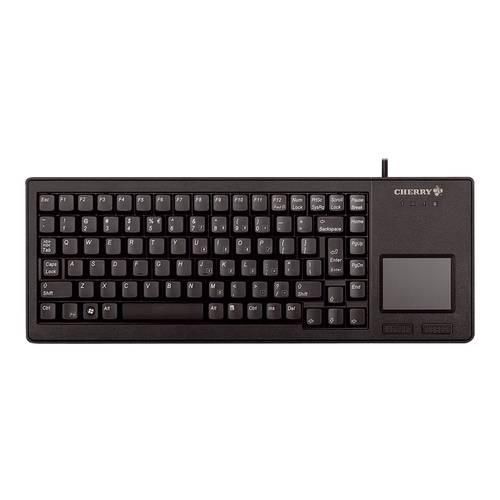 CHERRY XS Touchpad Keyboard USB Tastatur Deutsch, QWERTZ Schwarz Integriertes Touchpad