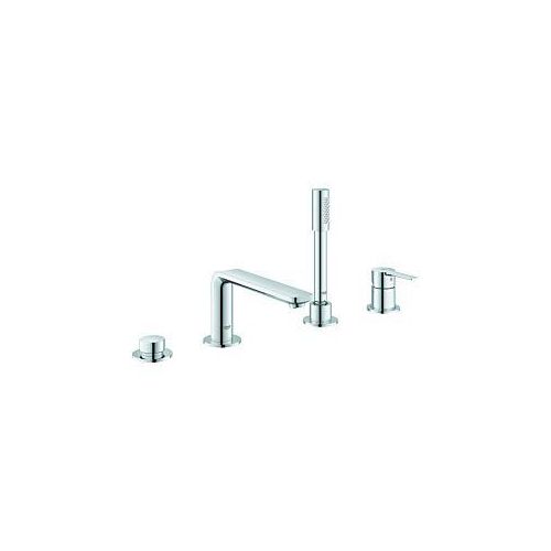 Grohe Lineare Wannenarmatur 19577001 chrom, 4-Loch-Wannen-Armatur, Auslauf 220 mm