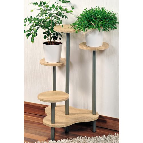 Blumenständer, MDF, Eichen-Dekor, FSC