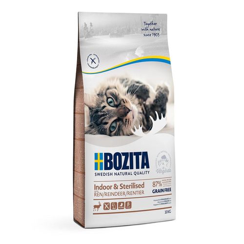 Bozita Indoor & Sterilised Grain free mit Rentier 10kg