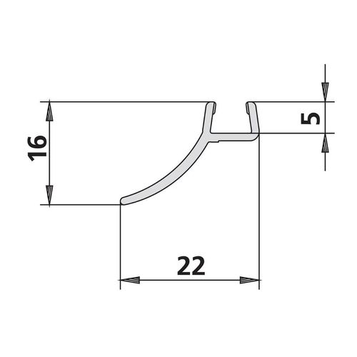 Kermi LOFT XD Stabilisierung swz 6051855