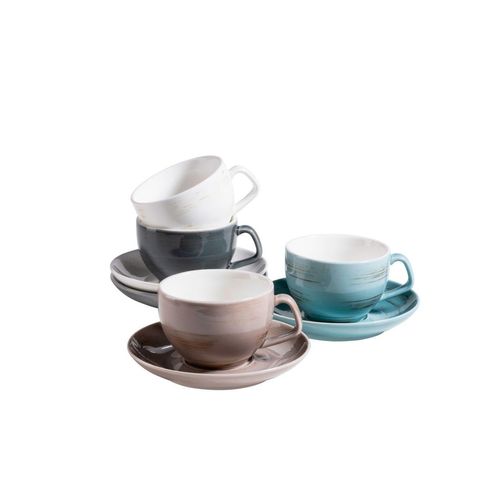 Serie Derby, Kaffeetassen Set für 4 Personen