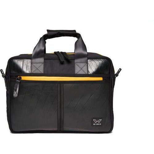 Ecowings Elegant Eagle Recycelte Laptop-Tasche | gelb