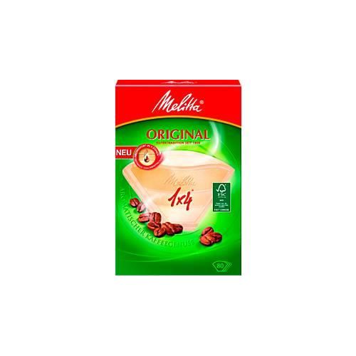 Kaffeefilter Melitta® Aromafilter 1 x 4, 80 Stück, braun