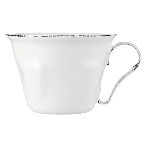 IB Laursen Tasse mini Emaille, L9 x B7,5 x H5,5 cm, weiß