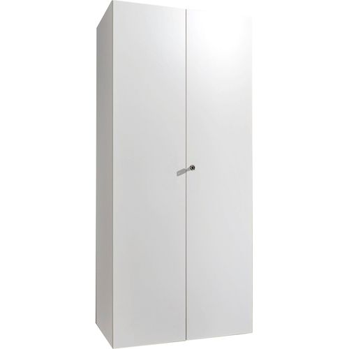 Wimex Multiraumkonzept Schrank mit Schloss Weiß Holzwerkstoff 40x80x185 cm