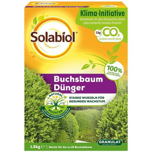 Solabiol® Buchsbaum Dünger 1,5 kg für bis zu 15 Buchsbäume