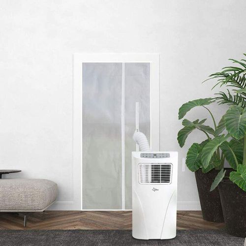 Fensterdichtung für tragbare Klimaanlage Ablufttrockner Luftentfeuchter Heißluftstopp für Tür, 210 x 90cm