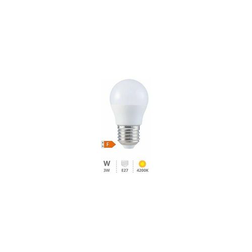 Kugelförmige LED-Lampe 3W E27 4200K