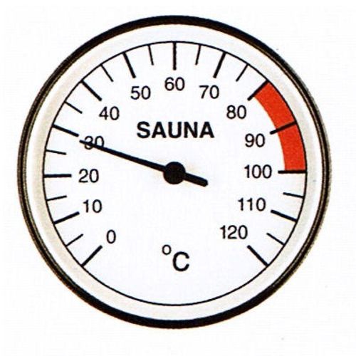 Thermometer 100 mm Durchmesser Saunazubehör Saunamessgerät S2214 – Infraworld