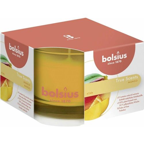 Bolsius – Duftkerze im Glas True Scents Mango Duftkerzen