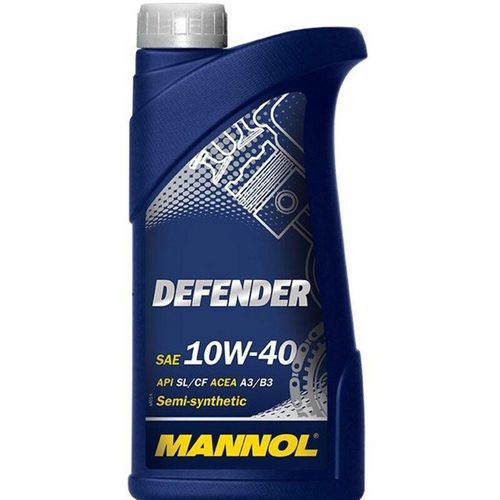1 l mannol Defender Motoröl 10W40 sl/cf