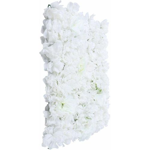 12 Stück Künstliche Blumenwand künstliche Seidenblumen Rosenwand Blumenwand Platte als Hintergrund diy für Hochzeit Veranstaltungsort oder Fotografie