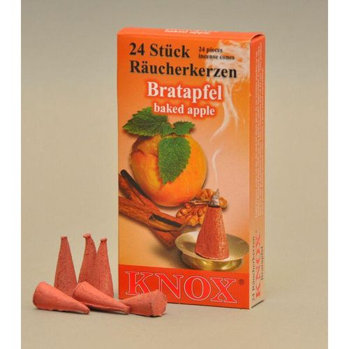 Räucherkerzen - Bratapfel 24 Stück Räucherwaren - Knox