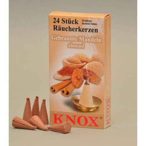 Räucherkerzen – Gebrannte Mandeln 24 Stück Räucherwaren – Knox
