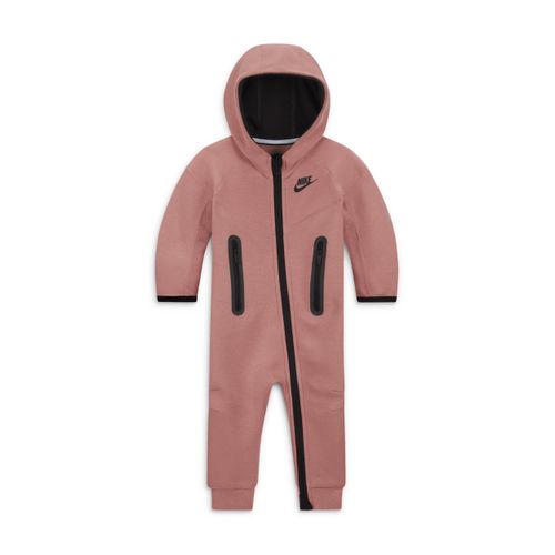 Nike Sportswear Tech Fleece Hooded Coverall coverall voor baby's - Roze