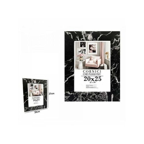 20 x 25 cm poster leinwand fotorahmen schwarz marmoriert modell 71671
