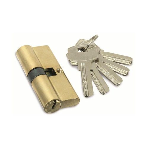 Sicherheits-Schließzylinder, 70 mm, 5 Schlüssel, Schraube 45mm