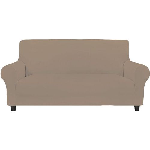 Fleckabweisender Stretch-Sofabezug 2-Sitzer ALBA Cream