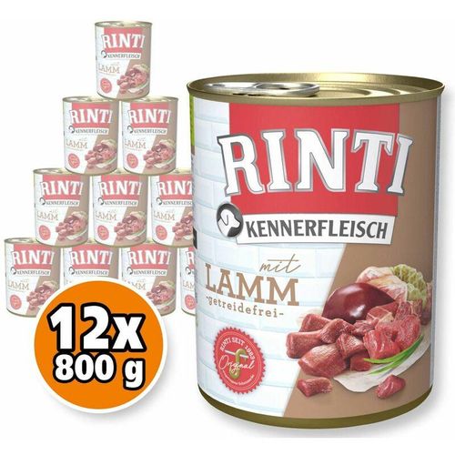 Pur Kennerfleisch Lamm 800 g Hundefutter Nassfutter - Rinti