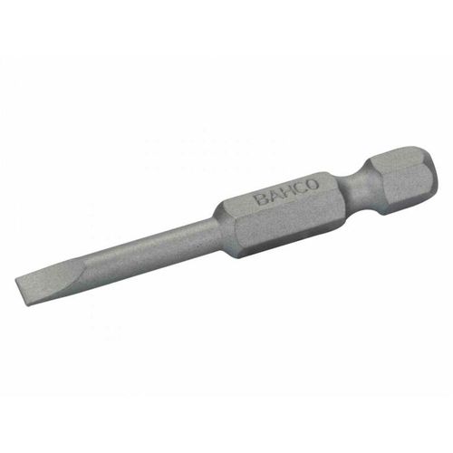 1/4 Standard Schraubendreher Bits für Schlitzschrauben 0,8 mm x 4 mm x 50 mm – 2 Stk. pro Blisterpackung – Bahco