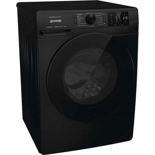 A (A bis G) GORENJE Waschmaschine „WNFHEI 94 ADPSB“ Waschmaschinen schwarz Frontlader