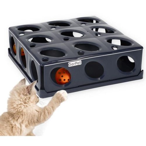 Garpet - Katzenspielzeug Intelligenzspielzeug Katze interaktiv Selbstbeschäftigung Ball Intelligenz Spielzeug Activity