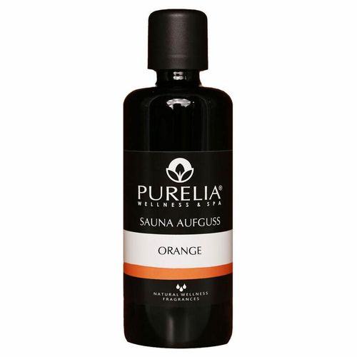 Saunaaufguss Konzentrat Orange 100 ml natürlicher Sauna-aufguss – reine ätherische Öle – Purelia