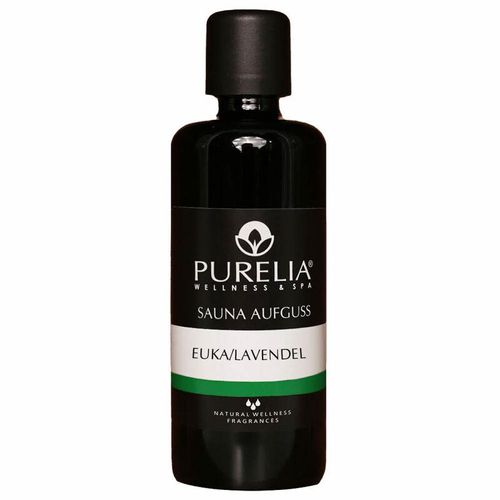 Saunaaufguss Konzentrat Euka-Lavendel 100 ml natürlicher Sauna-aufguss – reine ätherische Öl – Purelia
