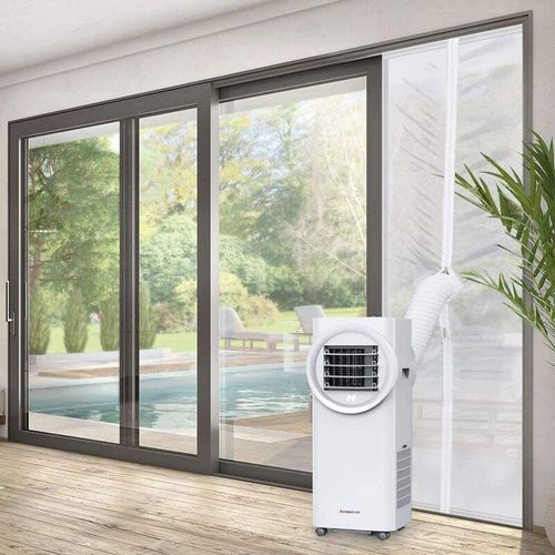 Tür- und Fensterabdichtung für tragbare Klimaanlage Ablufttrockner Luftentfeuchter, 210cm x 45cm / Tür