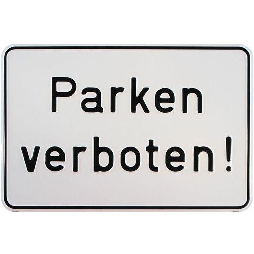 Parkplatzschild Parken verboten 300 x 200 mm