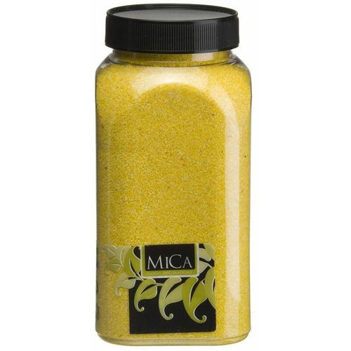 Mica Decorations Dekoration Sand gelb 650 ml 1 kg Sand