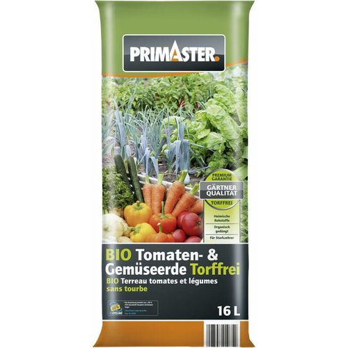 Primaster - Bio Tomaten und Gemüse Erde 16 l Erde