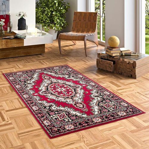 Orient Teppich Trendline Rot Keshan - 80x150 cm