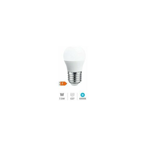 Kugelförmige LED-Lampe 7,5 w E27 6000 k