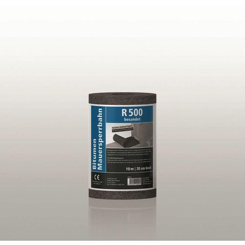Bitumen-Mauersperrbahn r 500 besandet 10 x 0,3 m = 3 m² schwarz Dachpappe & Bitumen