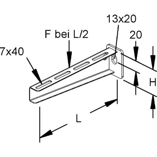 Rico - Ausleger 16B2-100-V