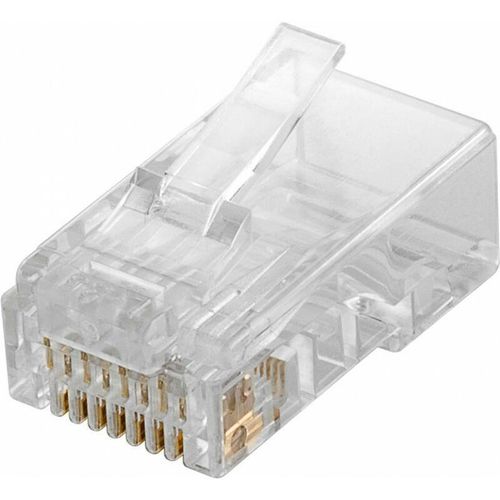 RJ45 plug, cat 6 utp unshielded - for round cable (93828) - Goobay