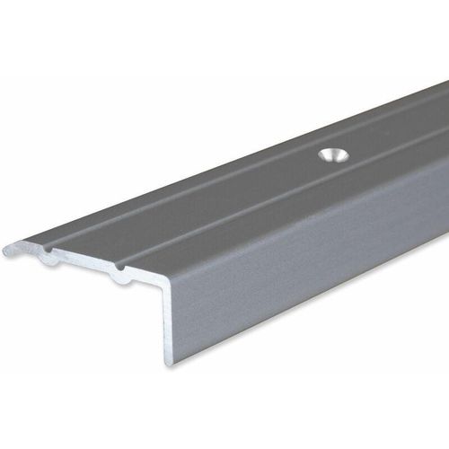 Treppenkanten- & Winkelprofil Aluminium 24.5 x 10 x 1000 mm Silber Winkelprofil – Silber – Proviston