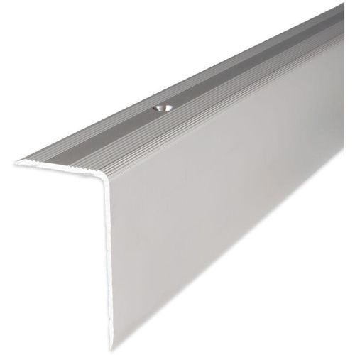 Treppenkanten- & Winkelprofil Aluminium 30 x 52 x 1000 mm Silber Winkelprofil – Silber – Proviston