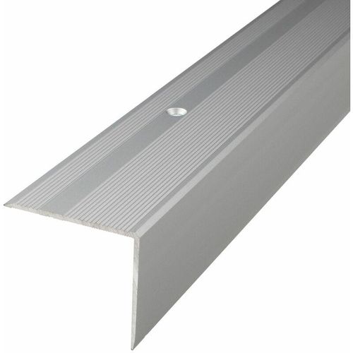 Treppenkanten- & Winkelprofil Aluminium 45 x 40 x 1000 mm Silber Winkelprofil – Silber – Proviston