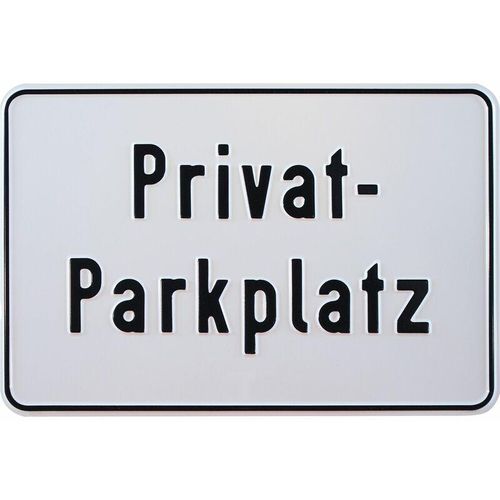 Parkplatzschild Privat-Parkplatz 300 x 200 mm