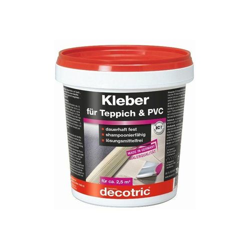 Kleber für Teppich und pvc 750 g Teppich- & PVC-Kleber – Decotric