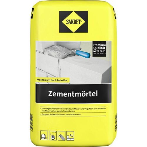 Zementmörtel 10 kg Sack Estrich & Mörtelprodukte – Sakret