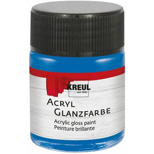 Kreul - Acryl Glanzfarbe blau 50 ml Glanzfarbe