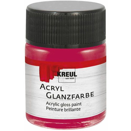Kreul Acryl Glanzfarbe bordeaux 50 ml Glanzfarbe